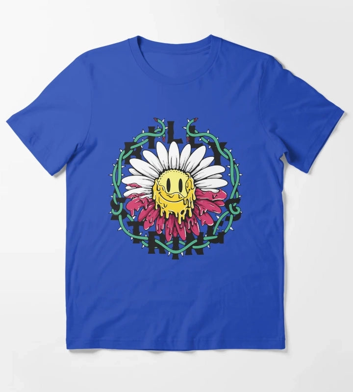 Billy Strings RED DAISY WINTER 20212022 T-Shirt Blue