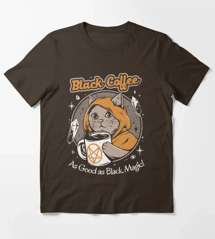 Black Coffee T-Shirt Brown