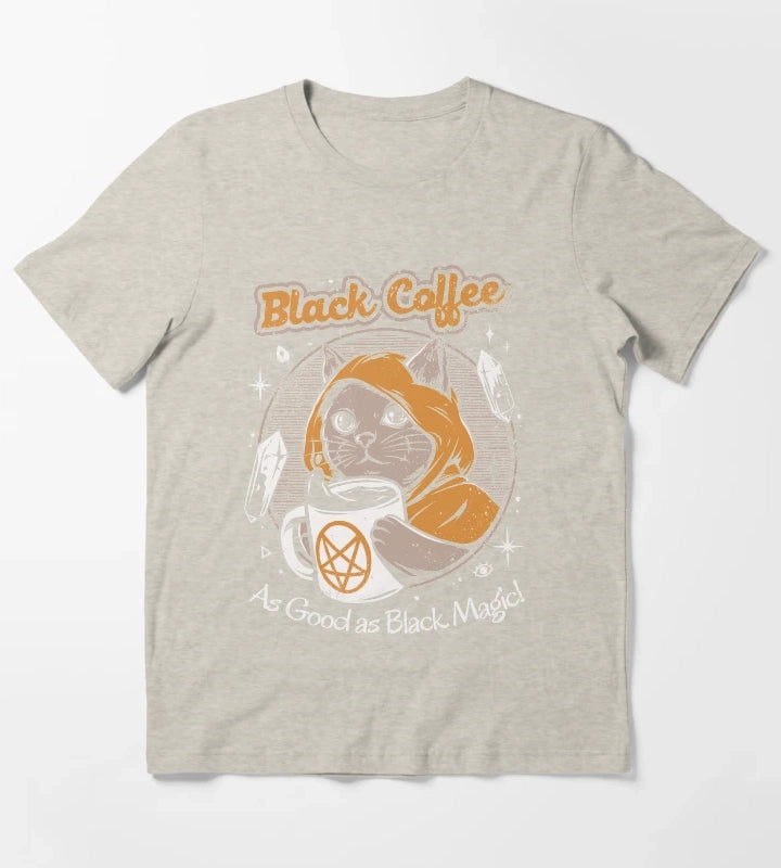 Black Coffee T-Shirt Cream