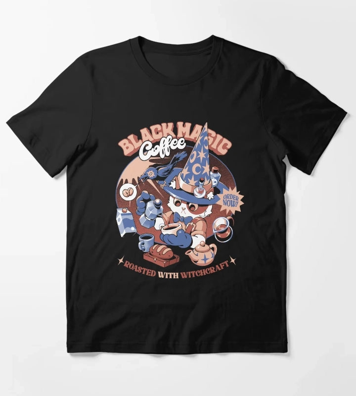 Black Magic Coffee Black T-Shirt