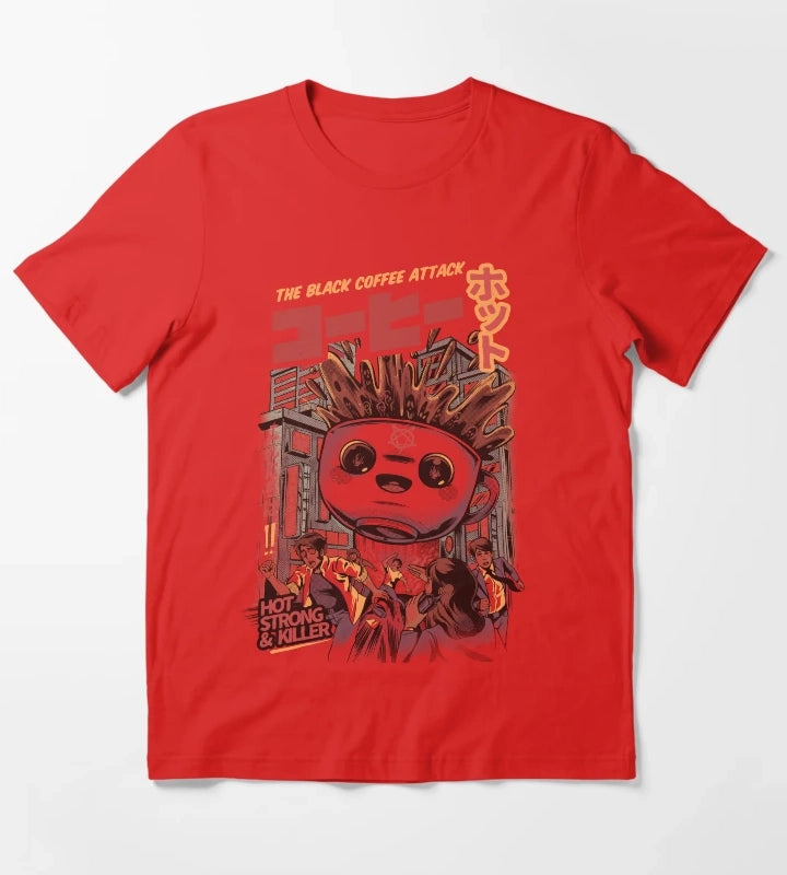 Black Magic Coffee Cream T-Shirt Red