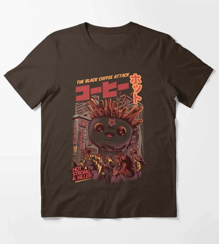 Black Magic Coffee Cream T-Shirt Brown