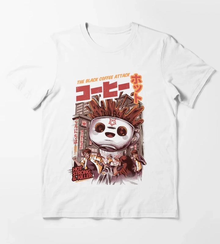 Black Magic Coffee Cream T-Shirt White