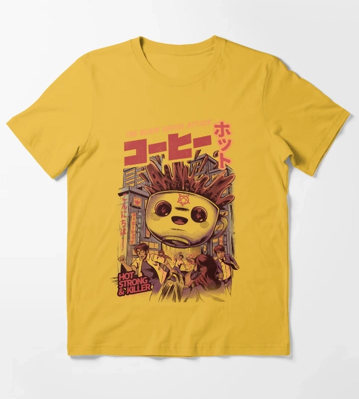 Black Magic Coffee Cream T-Shirt Yellow