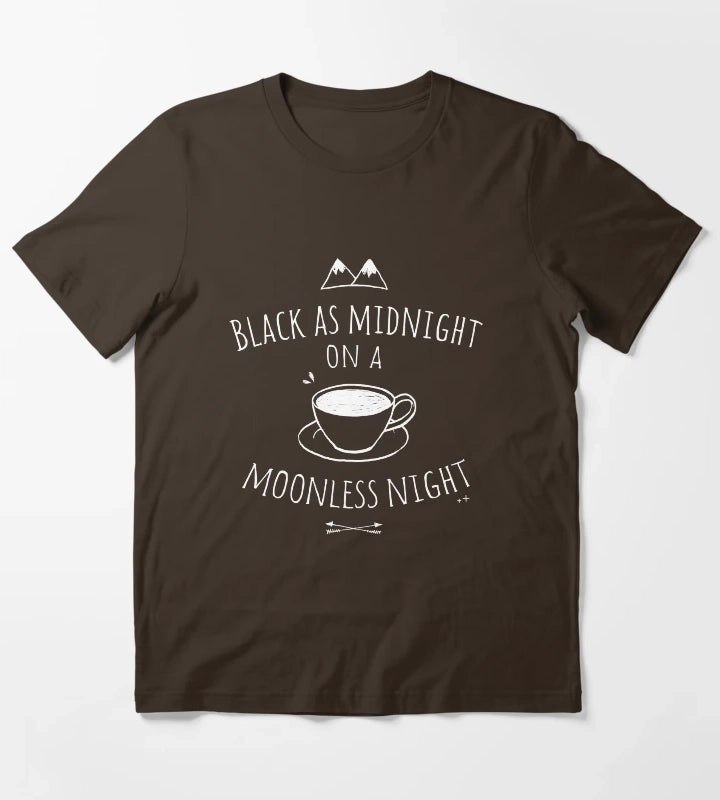 Black as Midnight T-Shirt Brown