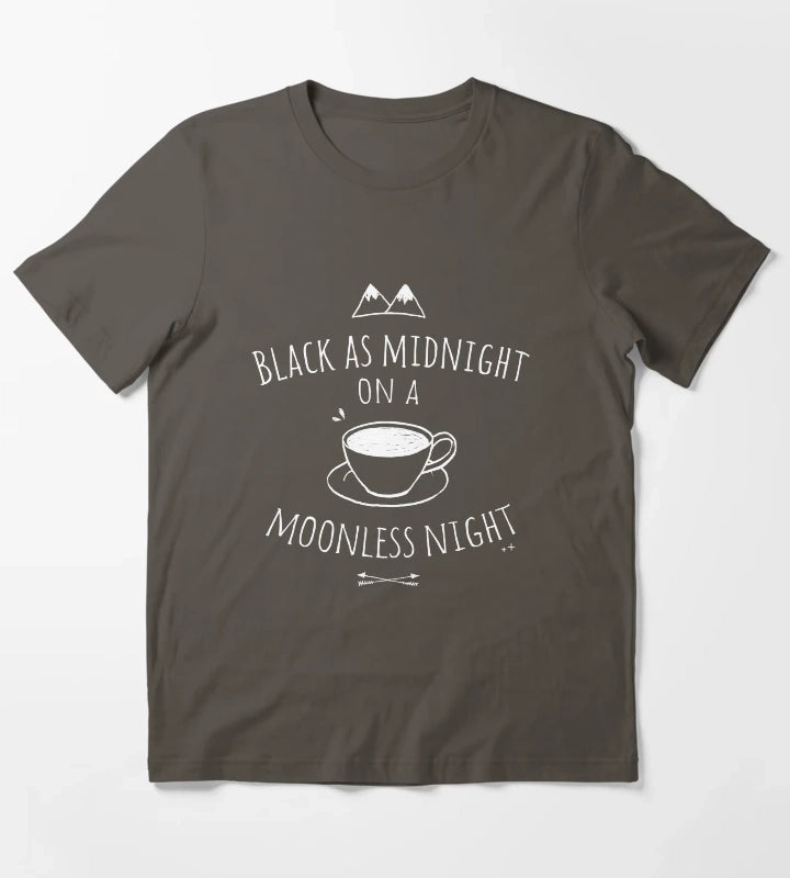 Black as Midnight T-Shirt Dark Grey