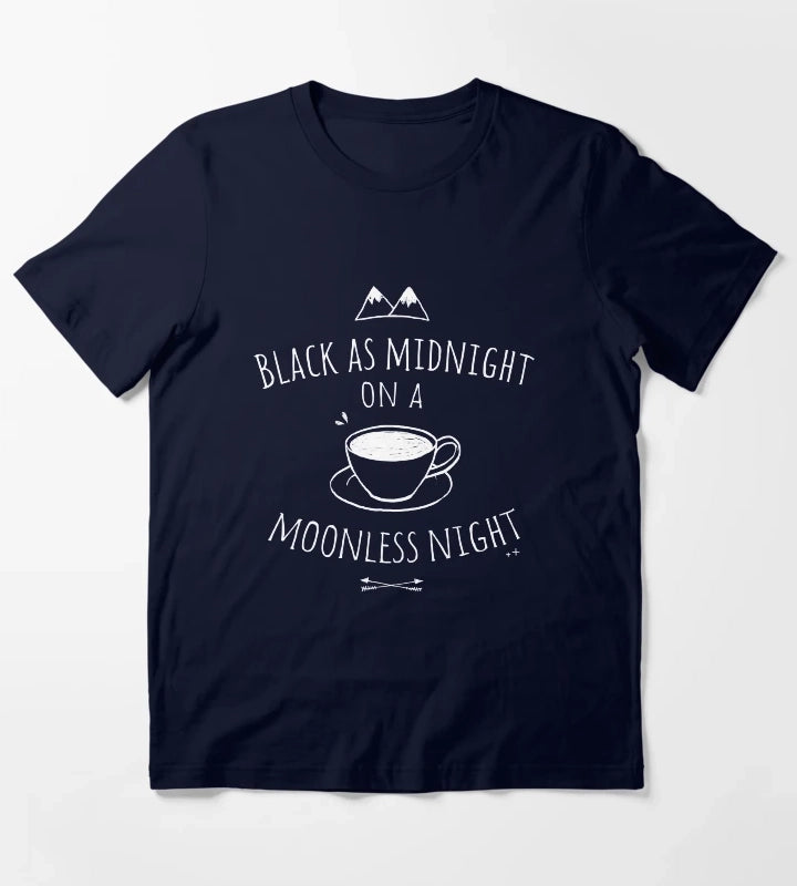 Black as Midnight T-Shirt Navy