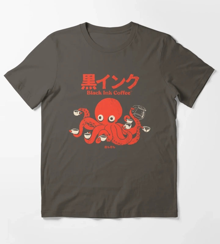 Black ink coffee T-Shirt Dark Grey