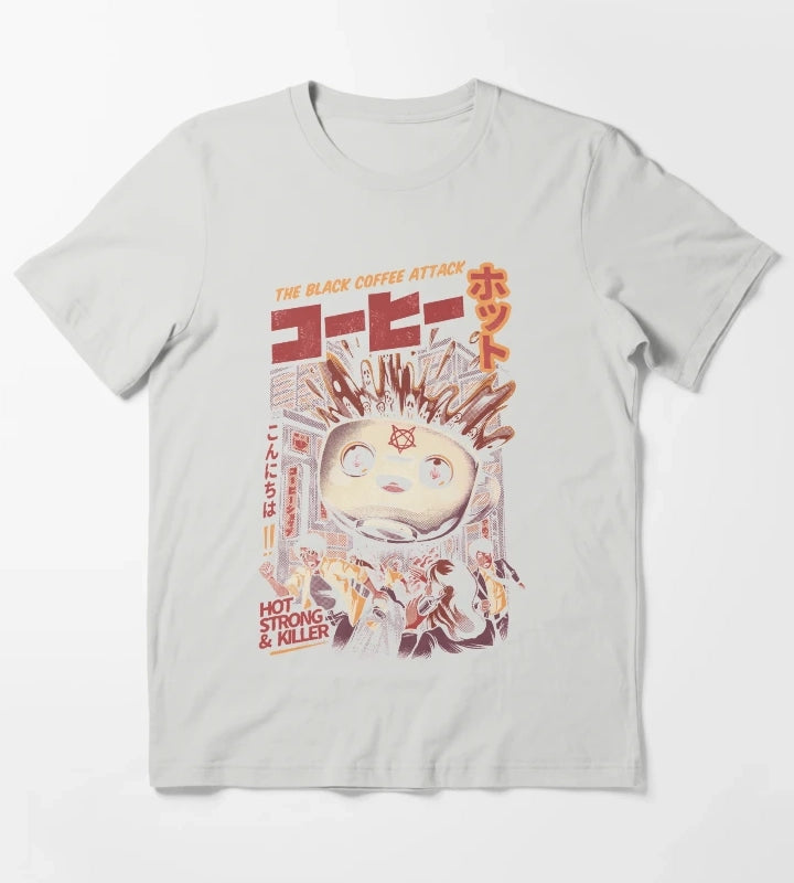 Black magic coffee T-Shirt Light Grey