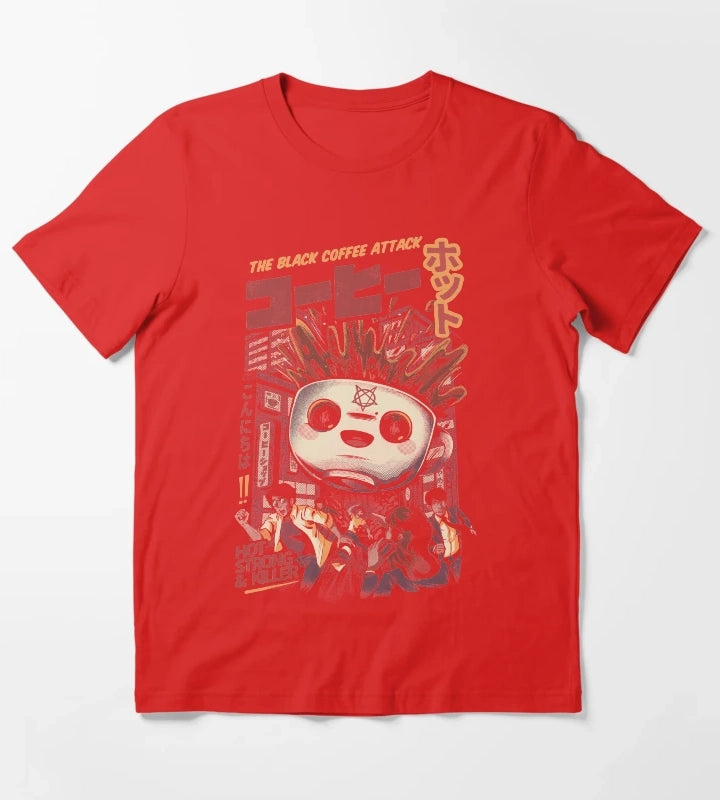 Black magic coffee T-Shirt Red
