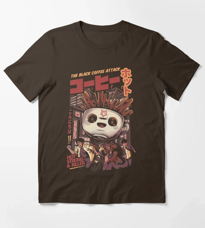 Black magic coffee T-Shirt Brown