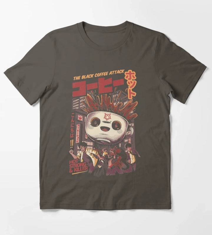 Black magic coffee T-Shirt Dark Grey