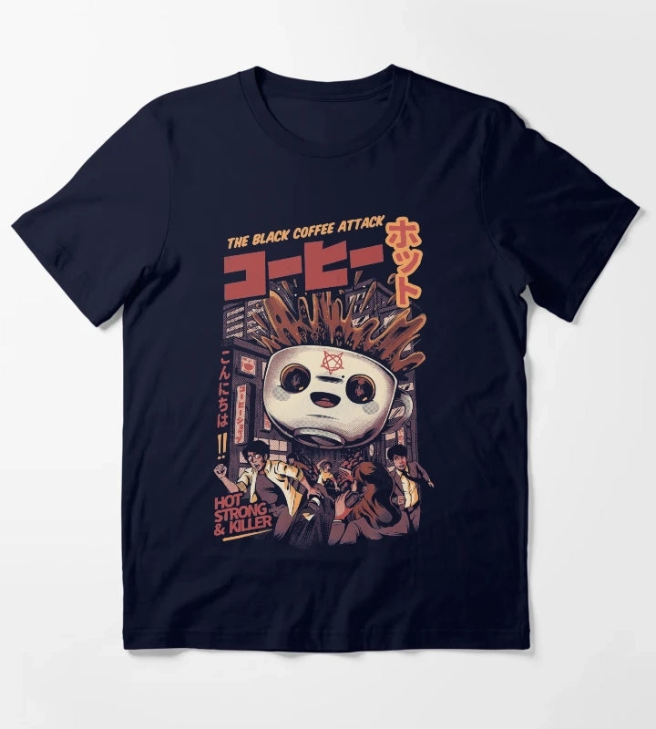 Black magic coffee T-Shirt Navy