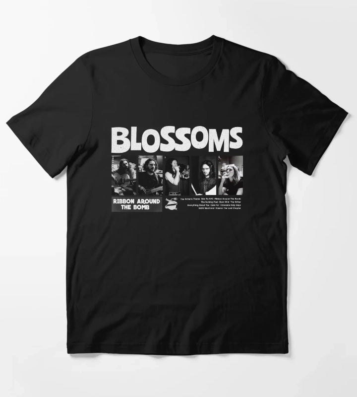 Blossoms Black Photo T-Shirt