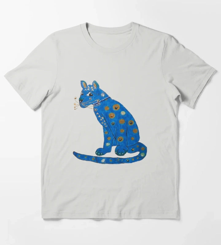 Blu cat mamma mia T-Shirt Light Grey