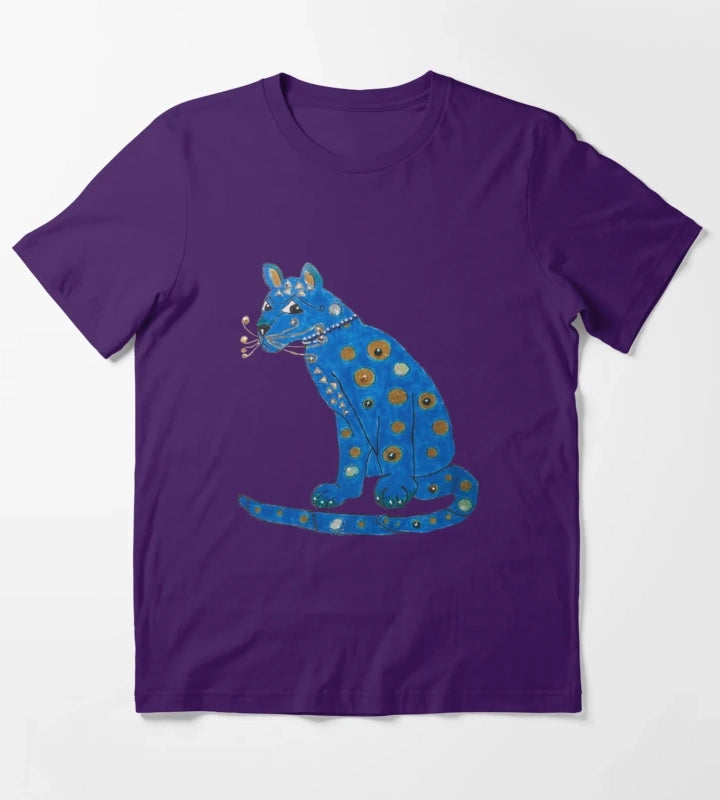 Blu cat mamma mia T-Shirt Purple