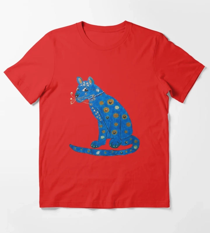 Blu cat mamma mia T-Shirt Red