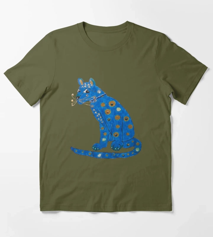 Blu cat mamma mia T-Shirt Olive Green