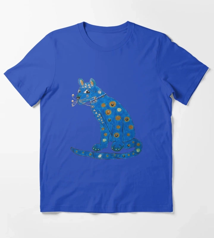 Blu cat mamma mia T-Shirt Blue