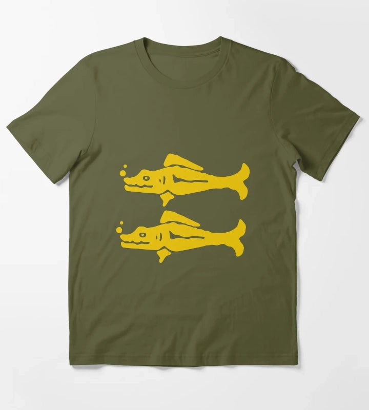 Blue Barracudas T-Shirt Olive Green