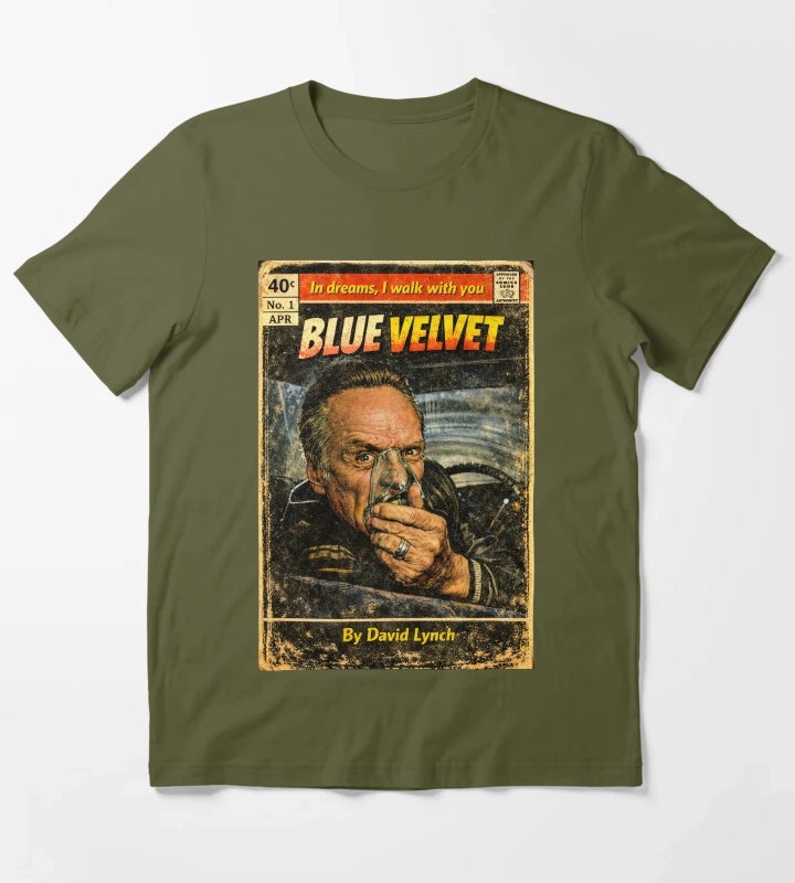 Blue Velvet Comic T-Shirt Olive Green