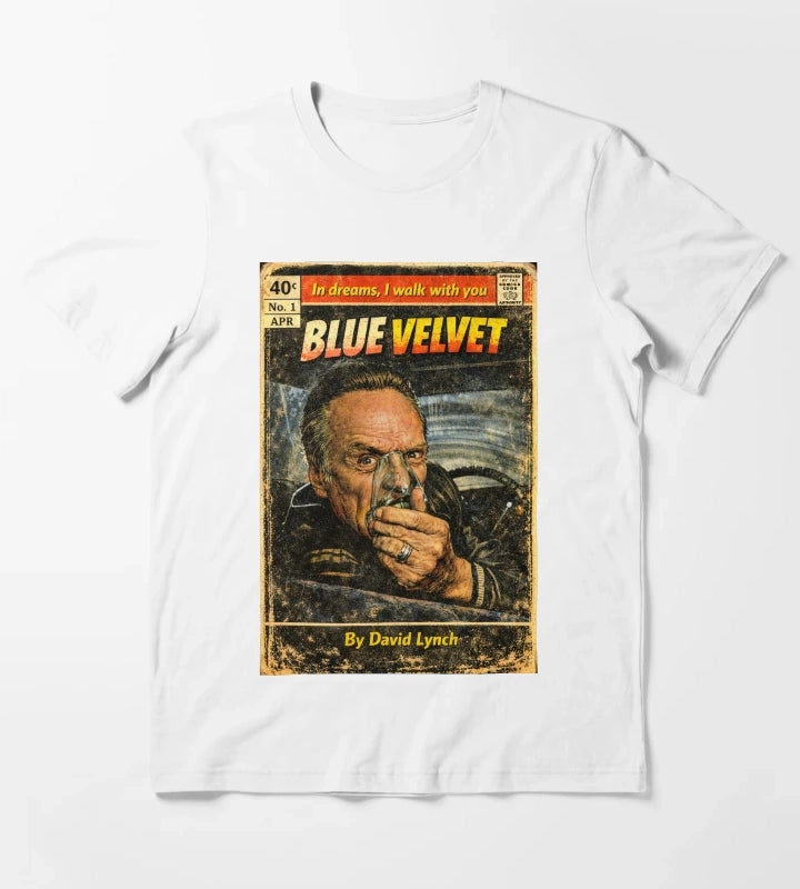 Blue Velvet Comic T-Shirt White