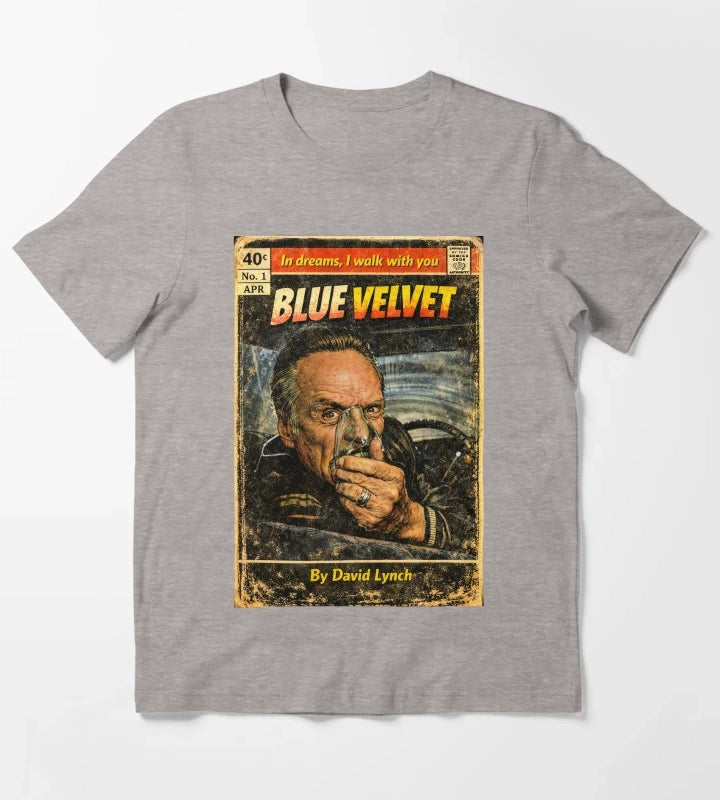 Blue Velvet Comic T-Shirt Heather Grey