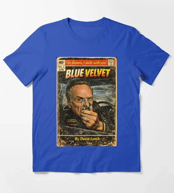 Blue Velvet Comic T-Shirt Blue