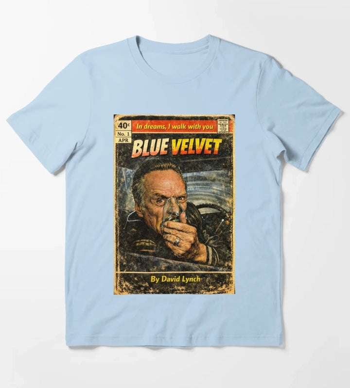 Blue Velvet Comic T-Shirt Sky Blue