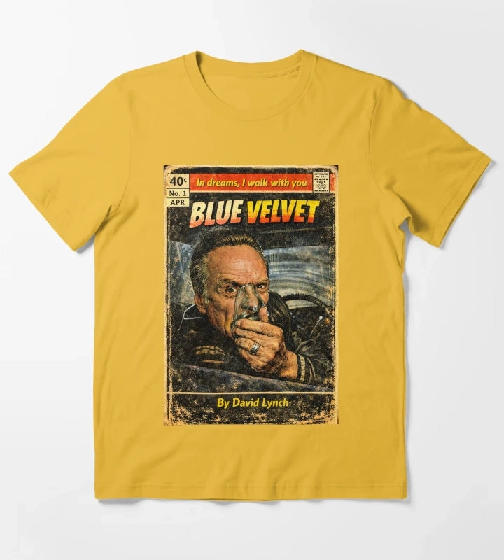 Blue Velvet Comic T-Shirt Yellow