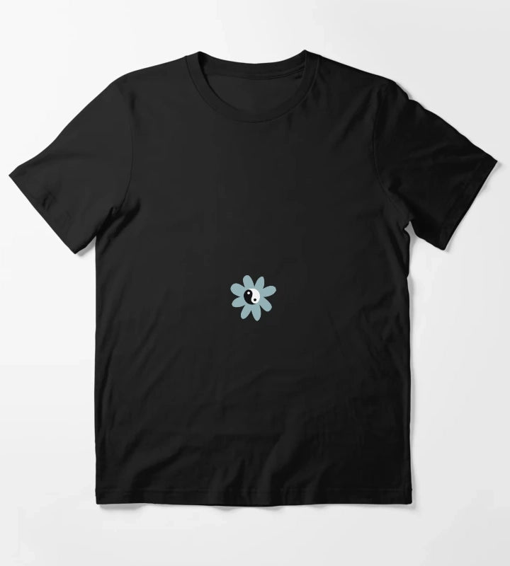 Blue Yin Yang Daisy T-Shirt