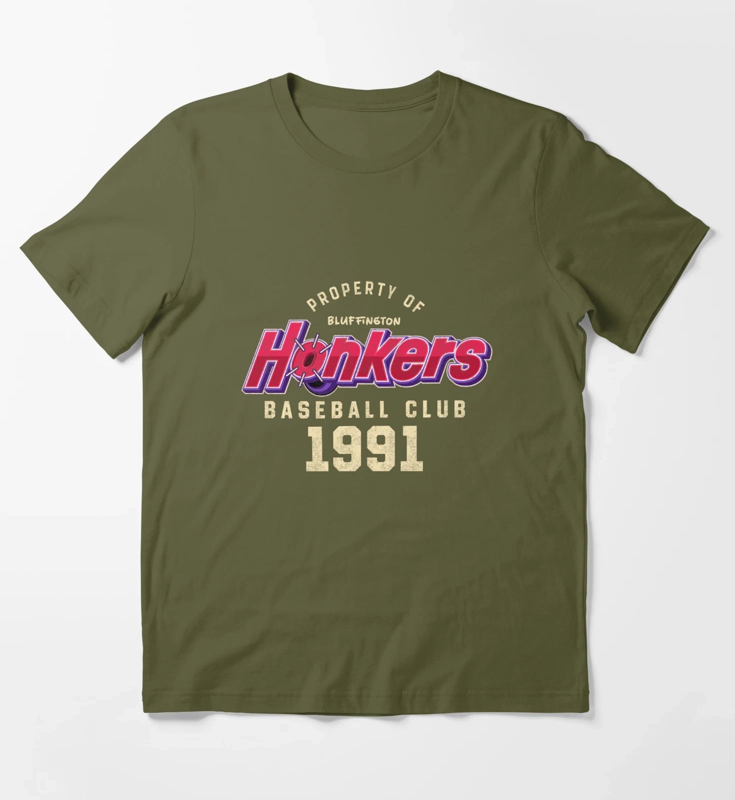 Bluffington Honkers T-Shirt Olive Green
