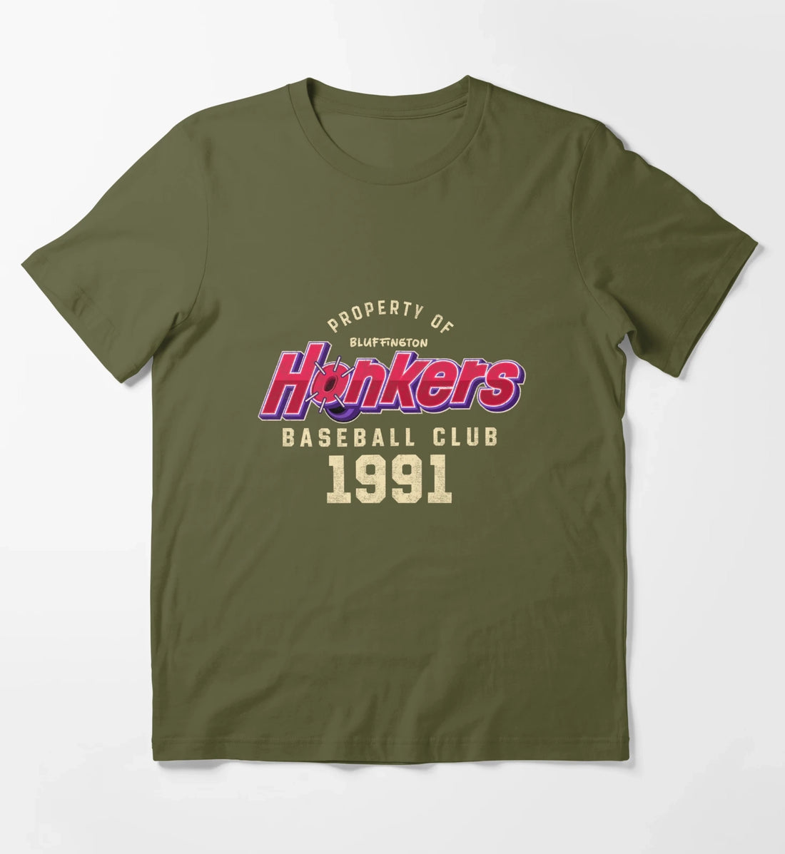 Bluffington Honkers T-Shirt Olive Green