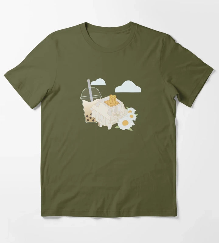 Boba U4T Mechanical Tactile Switch T-Shirt Olive Green