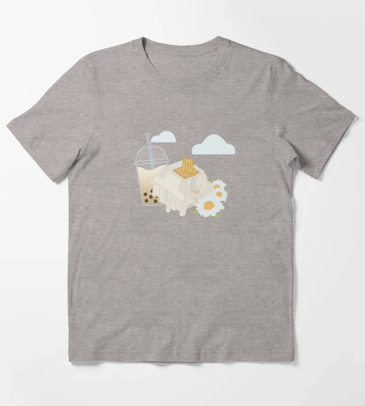 Boba U4T Mechanical Tactile Switch T-Shirt Heather Grey
