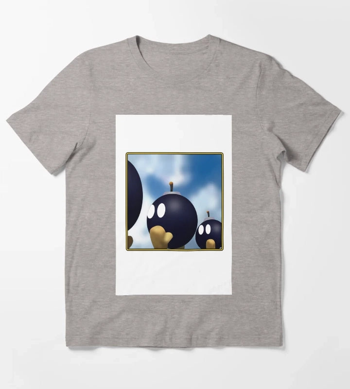 Bobomb Battlefield T-Shirt Heather Grey