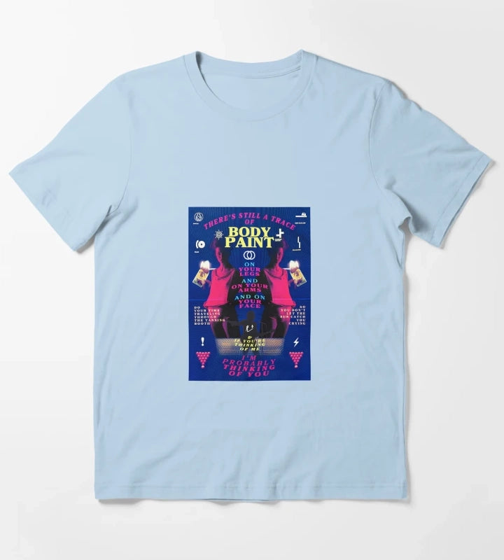 BodyPaintArcticMonkeysTheCar T-Shirt Sky Blue