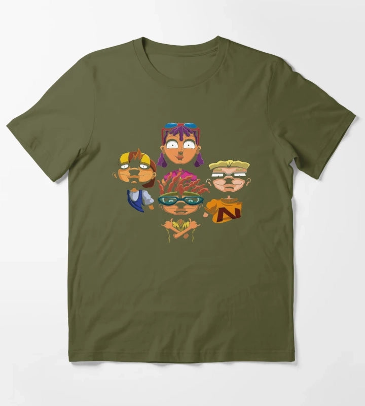 Bohemian Power T-Shirt Olive Green