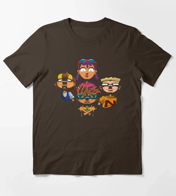 Bohemian Power T-Shirt Brown