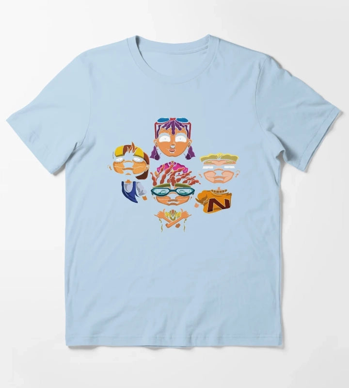 Bohemian Power T-Shirt Sky Blue