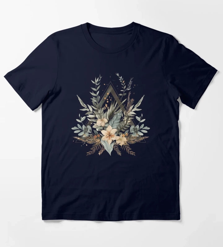 Boho Southwest Pattern 3 T-Shirt Navy