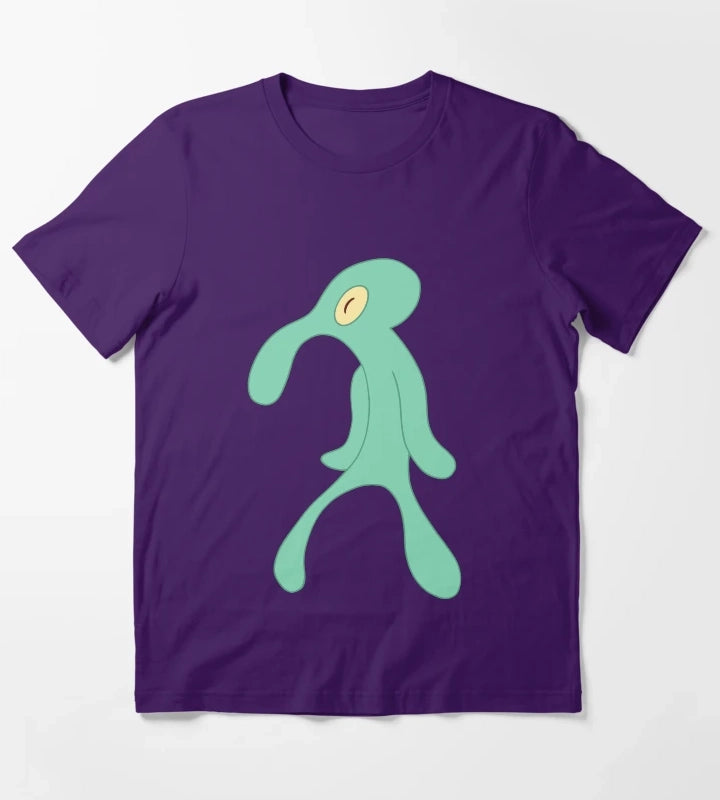 Bold and brash Squidward T-Shirt Purple