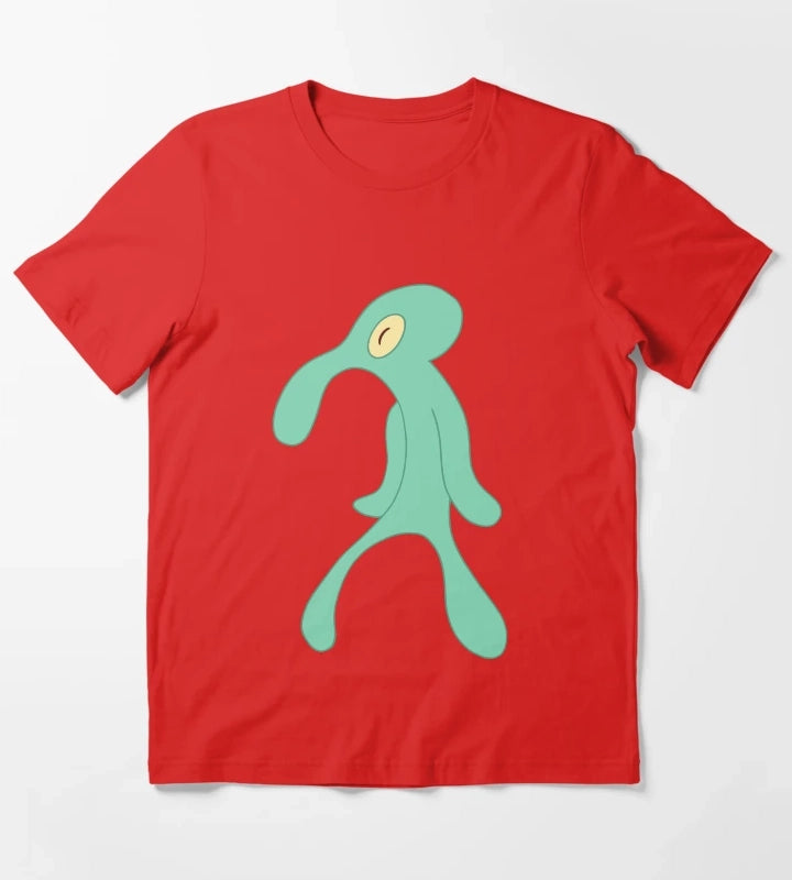 Bold and brash Squidward T-Shirt Red