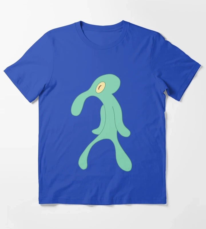 Bold and brash Squidward T-Shirt Blue