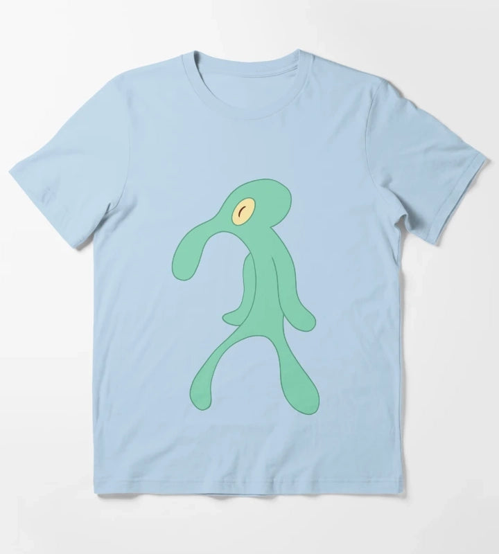 Bold and brash Squidward T-Shirt Sky Blue