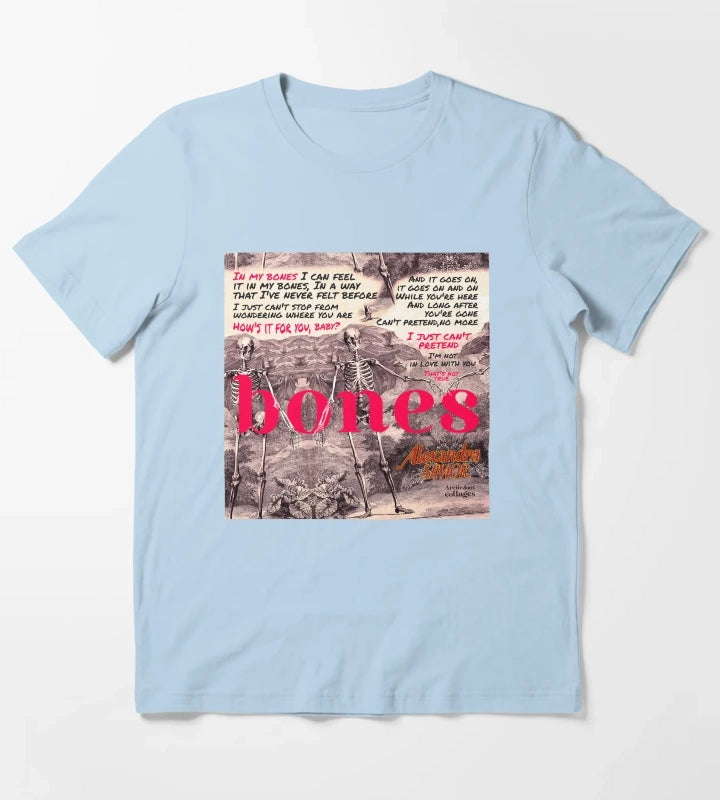 Bones T-Shirt Sky Blue