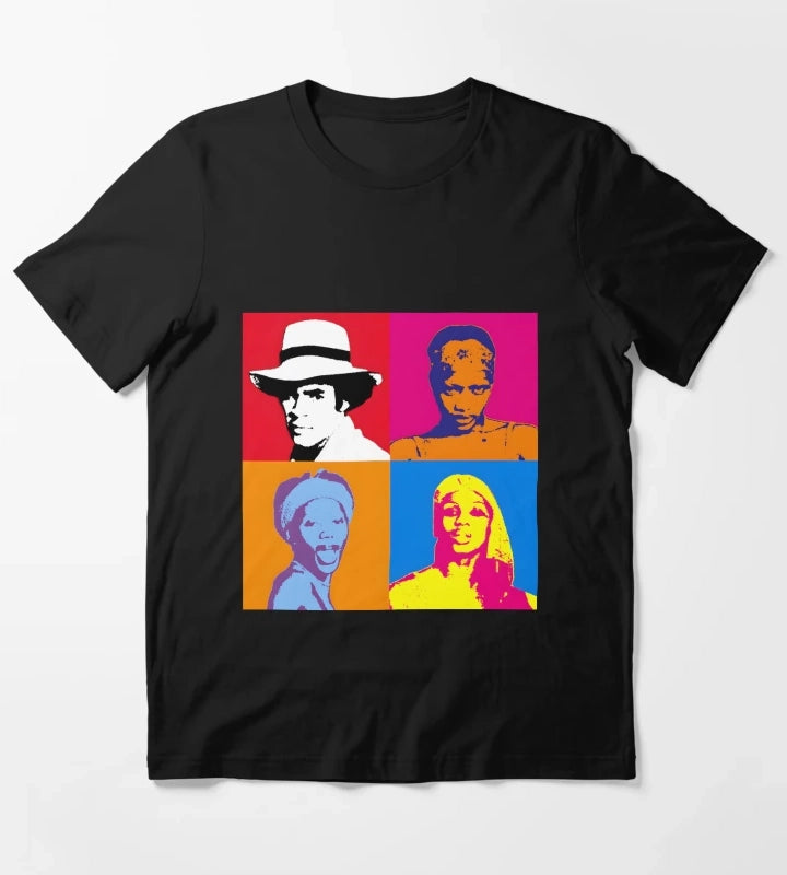 Boney M Warhol Style Print T-Shirt