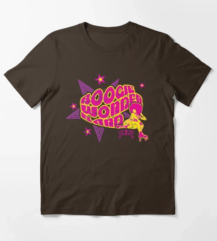 Boogie Roller Pink T-Shirt Brown