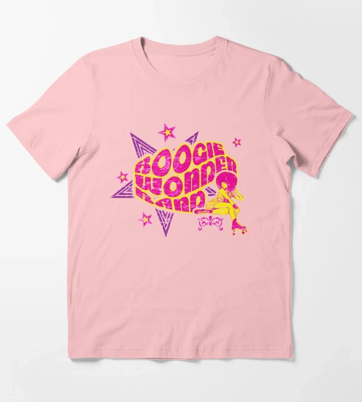 Boogie Roller Pink T-Shirt Dark Grey
