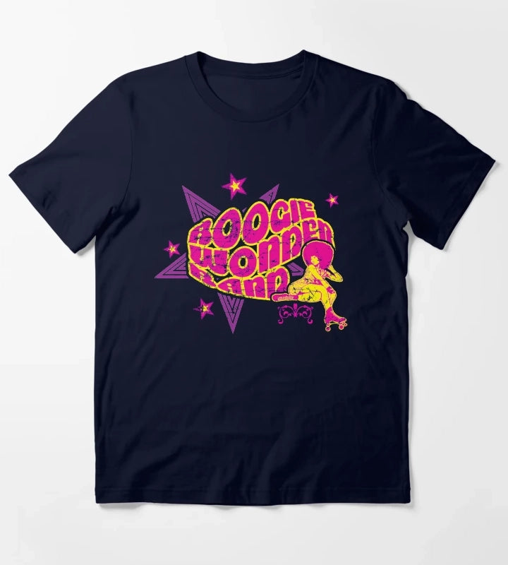 Boogie Roller Pink T-Shirt Navy